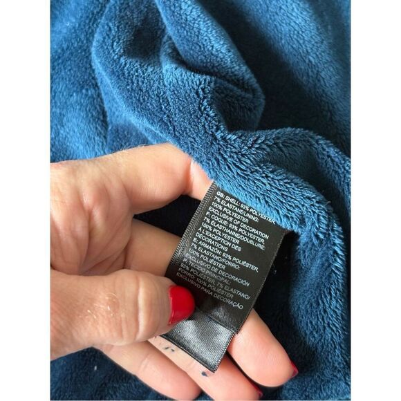 THE NORTH FACE Women's Shelbe Raschel Hoodie Jacket Monterey Blue Heather size M - Picture 9 of 11